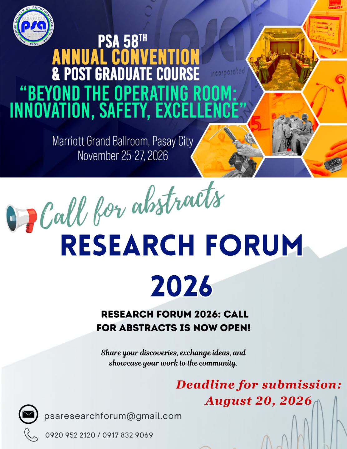 PSA Research Forum 2026 - Call for Abstracts
